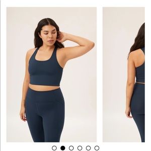 Girlfriend collective Paloma bra (midnight)